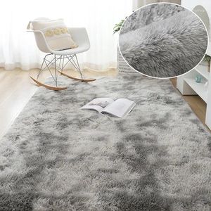 Carpets 12279 Nordic Tie-Dye Carpet Wholesale Plush Mat Living Room Bedroom Bed Blanket Floor Cushion For Home Decoration