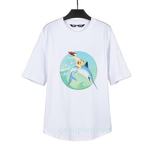 Mens Designer T Shirt Women Print Letters Vintage Tshirts Beach Holiday Black White Women Trendy Pullover Graphic Tee Tops Short Sleeve Summer Man Clothe Woman Woman