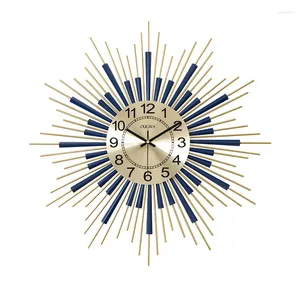 Wall Clocks Big Vintage Clock Modern Bedroom Unique Metal Nordic Luxury Reloj Digital Pared Home Decoration Accessories