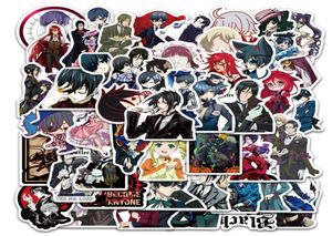 50 pz lotto Black Butler Anime adesivi per laptop Skateboard valigia bicicletta auto decalcomania JDM Doodle Applique adesivo impermeabile7214035