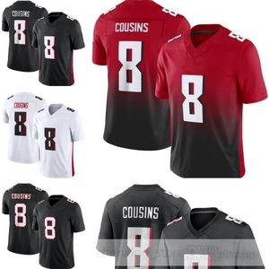 2024 New Kirk Cousins Football Jersey Ed Trikots Nummer 8, 00 oder andere