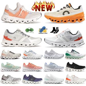 2024 Profissional em Cloudmonster Running Shoes Plataforma Mulheres Nova Pink Creek Branco Preto Monstro Surfista X 3 Runner Roger Mens Treinadores Sapatilhas 5 Tênis Tênis 36-45