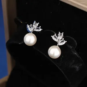 Headpieces Cubic Zirconia Pearl Casamento Brincos De Noiva Damas De Honra Senhoras Prom Jóias Presentes