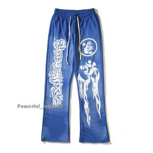 Herrenhose Y2K Vintage Herren Streetwear Grau Baggy Hell Star Cargohose Jogger Schwarz Hellstar Blue Flare Stacked Red Jogginghose Kleidung 6452