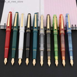 Fountain Pens Fountain Pens luxury quality 3001 Fountain pen ic old section Twist pen cover spinning GOLDEN EF Pen Stationery Office Supplies Q240314