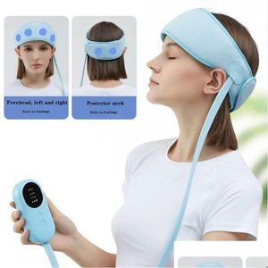 Head Massager Masr Electric Air Pressure Compress Kneading Mas Migraine Relief Headache Imp Sleep Airbag Headband 230801 Drop Delivery Otsql