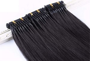 2021 Brazylijskie przedłużenia włosów 6D 150G Virgin Remy 05G 300 Strand Naturalny czarny 100 Łatwa szybka dostawa w Chinach 6773340