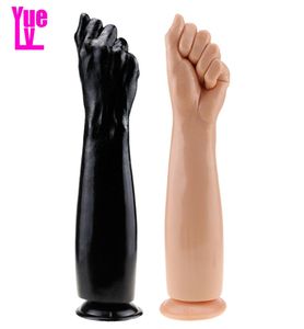 YUELV Super Huge Artificial Arm Dildo Suction Cup Big Penis Hand Fisting Sex Toys For Women Expander Adult Sex Products Dick Femal2428577