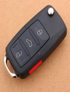 Alta qualidade para vw caso remoto 31 botão chave do carro com o botão de pânico vermelho2536148