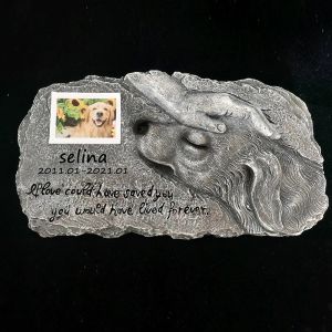 Lapidi Pet Memorial Tombstone Garden Backyard Tombstone Dog Memorial Stone Tombstone Pet Tombstone Memorial Stone Garden Animal Statue