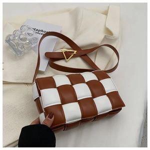 Designerka torba na szachownicę skórzana torba crossbody Lekka mała torebka moda torebka nowa kolorowa torebka plecakowa