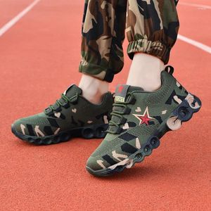 Sport Casual and Shoes Men 346 Women Spring Autumn 2024 High Elastic Student Training Army Green Tide