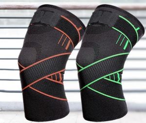 Design Kne Pads Safety Fitness Tryck Tryck Cykling Knitting Kne Protector Knä Övning Utrustning Basket Sports Soccer8127317