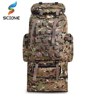 Sacchetti 100 litri di grande capacità Backpack tattico all'aperto alpinismo campeggio escursionismo militare molerepido sacchetto tattico