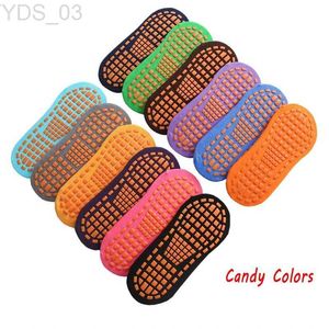 Kindersocken 10 Paar Kinder Erwachsene Anti-Rutsch-Socken Eltern-Kind-Trampolinsocke Baumwolle Kindersocken Sport Jungen Mädchen Draußen Babysocken YQ240314