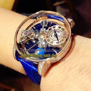 eternity RF 2021 Rotating Dial CR7 EPIC X CHRONO Astronomical decoration Tourbillon Skeleton Swiss Quartz Mens Watch Diamond Case 215v