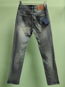 Venda imperdível novos jeans masculinos rasgados e rasgados com letras de luxo ~ US TAMANHO 28-36 jeans ~ lindos homens slim motocicleta moto motociclista calças jeans causais hip hop jeans