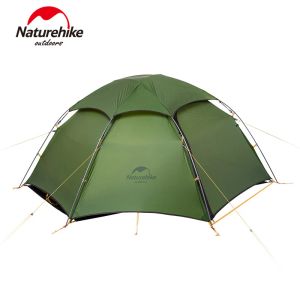 Skyddar naturhike camping tält molntopp tält ultralätt två personer camping tält utomhus vandring 20d nylon vattentät tält