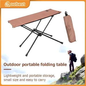 Furnishings Outdoor Camping Table Aluminum Alloy Stand Tactical Picnic Table Portable Lightweight Camping Folding Table Camping Supplies