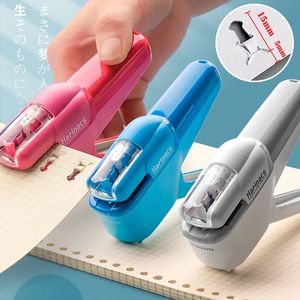 1pc Japan KOKUYO Harinacs Staplerfree Stapler Color Handheld School Office Stationery Supplies 240314