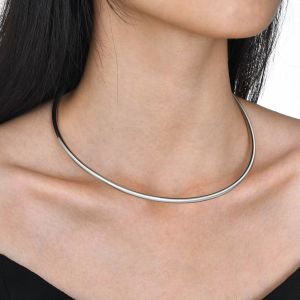 Minimalistiska kvinnors vridmoment, 14k guldchoker, chic Dainty Streetwear Club -halsband