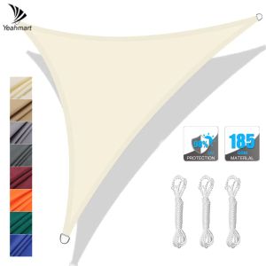 Nets Multisize Triangle Sun Shade Sails Waterproof Outdoor Garden Patio Party Sunscreen Awing Canopy For Beach Camping Pool Shelter