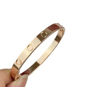 Designer Bracelet Designer Jewelry Gold Bracelet Luxury Fashion Stainless Steel Silver Rose Cuff 4CZ Womens and Mens Party Gift Bracelet screwdriver bracelet