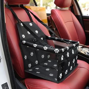 Pet Dog Car Seat Bag Waterproof Basket Folding Hammock Pet s Bag For Small Cat Dogs Safety Travelling Mesh bag 240309