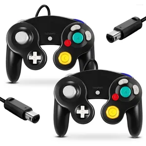 Игровые контроллеры Проводной контроллер для GameCube Switch Геймпад Wii Видеоконсоль Пульт дистанционного управления Классический игровой джойстик NGC/PC