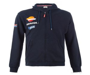 2019 Ny motorcykeljacka Sweatshirt för Honda Racing Team Moto Men039S SPORTS FÖR REPSOL HOUDIES Vindtät svart Red5002415