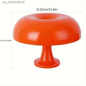 Table Lamps 1pc LED Mushroom Table Lamp For Hotel Bedroom Bedside Living Room Decoration Lighting Modern Minimalist Desk Lights