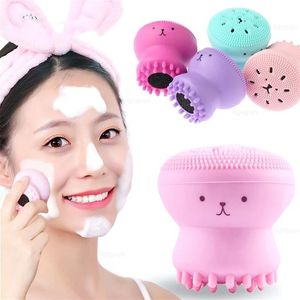 Silicone Facial Beauty Washing Pad Exfoliating Blackhead Face Cleansing Brush Tool Deep Cleaning Baby Women Face Brush