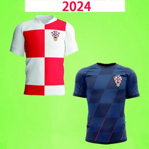 Kroatien 2024 Soccer Jerseys Men Kids Kit Women Player Fans version 24 25 Modric Majer Croatie 2025 Gvardiol Kovacic Saker Croacia Football Shirts T Home Away Boys