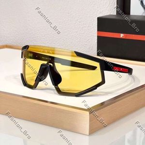Luxuriöse Pra-Brille für Herren, PPDA-Designer-Sonnenbrille für Damen, Sport, Linea Rossa-Sonnenbrille, schwarzer Gummirahmen, Brille mit Etui, PPDDAA-Sonnenbrille 407