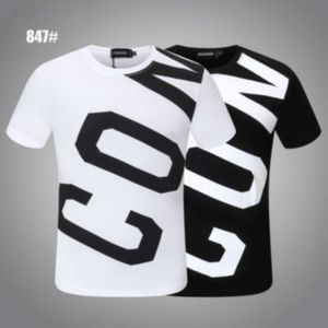 Designer Top Qualität Dsq Muster T-shirt D2 Phantom Schildkröte 2024SS Neue Herren T Shirt Paris Mode T-shirts Sommer Männlich 100% Baumwolle Großhandel