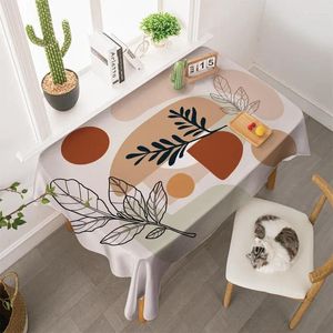 Table Cloth Nordic Morandi Color Simple Mats Coffee Dormitory Wedding Decoration Luxury Waterproof Tablecloth