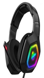 Headset Onikuma K10 READMOUNTERAD Professional Gaming Headset RGB Colorful Lighting MIC PC PC Telefon Xbox Switch Gamer Wired hörlurar5518475