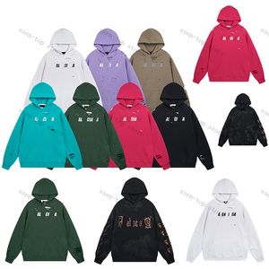 Hoodies plus Tattered Letter Hole Print Hoodie Herbst Winter Sweatshirt Unisex Männer und Frauen Casual Student Mode Kapuzenpullover Langarm