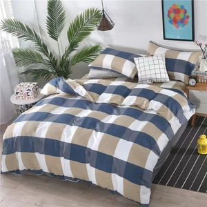 Bedding Set European Simple Large Family Set Large Quilt Cover Home Comfortable Quilt Cover Cover Bed Sheet 240311