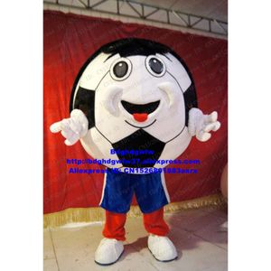 Costumi della mascotte Calcio Calcio Piede Pallone Costume della mascotte Adulto Personaggio dei cartoni animati Vestito Vestito Cerimonia di nozze Esposizione pedagogica Zx1652