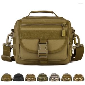 Тактическая сумка через плечо, военные нейлоновые армейские сумки, камуфляжные сумки на плечо Molle, уличные мужские походные кошельки для кемпинга