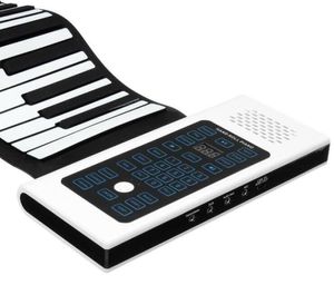 88 Tasten Roll-Up-Klavier, wiederaufladbare Tastatur mit Mikrofon, Lautsprecher, Musikinstrument, elektrisches Zubehör 9337082