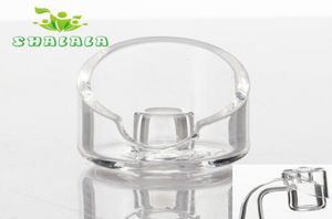 2mm3mm Thick Quartz Carb Cap Smoking Accessories with One Air HoleSpecial Shape Of Edge Fit 22mm Bowl Domeless Banger Nail 3831084160