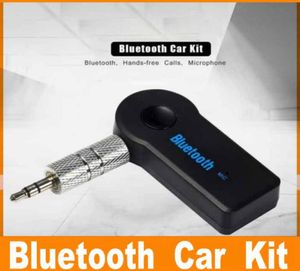 Универсальный автомобильный комплект Bluetooth 35 мм A2DP, беспроводной AUX o, адаптер музыкального приемника, руки с микрофоном для телефона, MP3, розничная коробка7168015