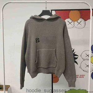 Essientials Hoodie Knit Sweater Ess Pullover Sweat Shirts Men Women Designer Knitted Jumper Essentialsss Pull Set Essentialshoodie Hoody BK3W6