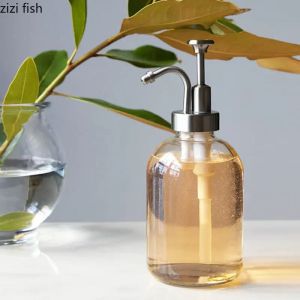 Dispensers Plastic Hand Sanitizer Lotion Bottle Simple Soap Dispenser Badrumstillbehör Hem Badrum Portable Shampoo Dusch Gel Bottle