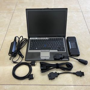 För Volvo VCADS Pro 2.40 -version för Volvo Truck Diagnostic Tool med D630 Laptop installerad PTT 1.12 Utvecklarläge redo att använda