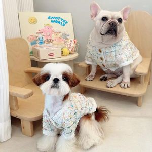 Dog Apparel Autumn And Winter Woolen Pet Coat Small Clothes Pomeranian Schnauzer Yorkshire Terrier Puppy Dogs Accessories