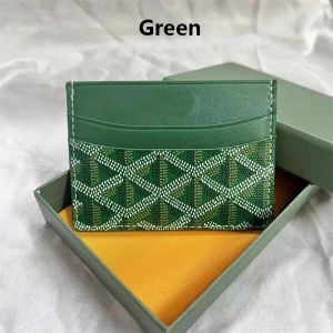 Designer Credit ID Card Holder Purse Luxury Sheepskin Leather Plånbok Pengar Väskor Plaid Korthållare Fodral för män Kvinnor Fashion Mini Cards Bag Coin Purse With Box