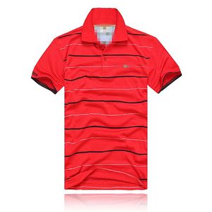 Marca masculina moda masculina camiseta bordado impressão lapela respirável secagem rápida topo verão chefe camisa de negócios tamanho asiático S-XXXL